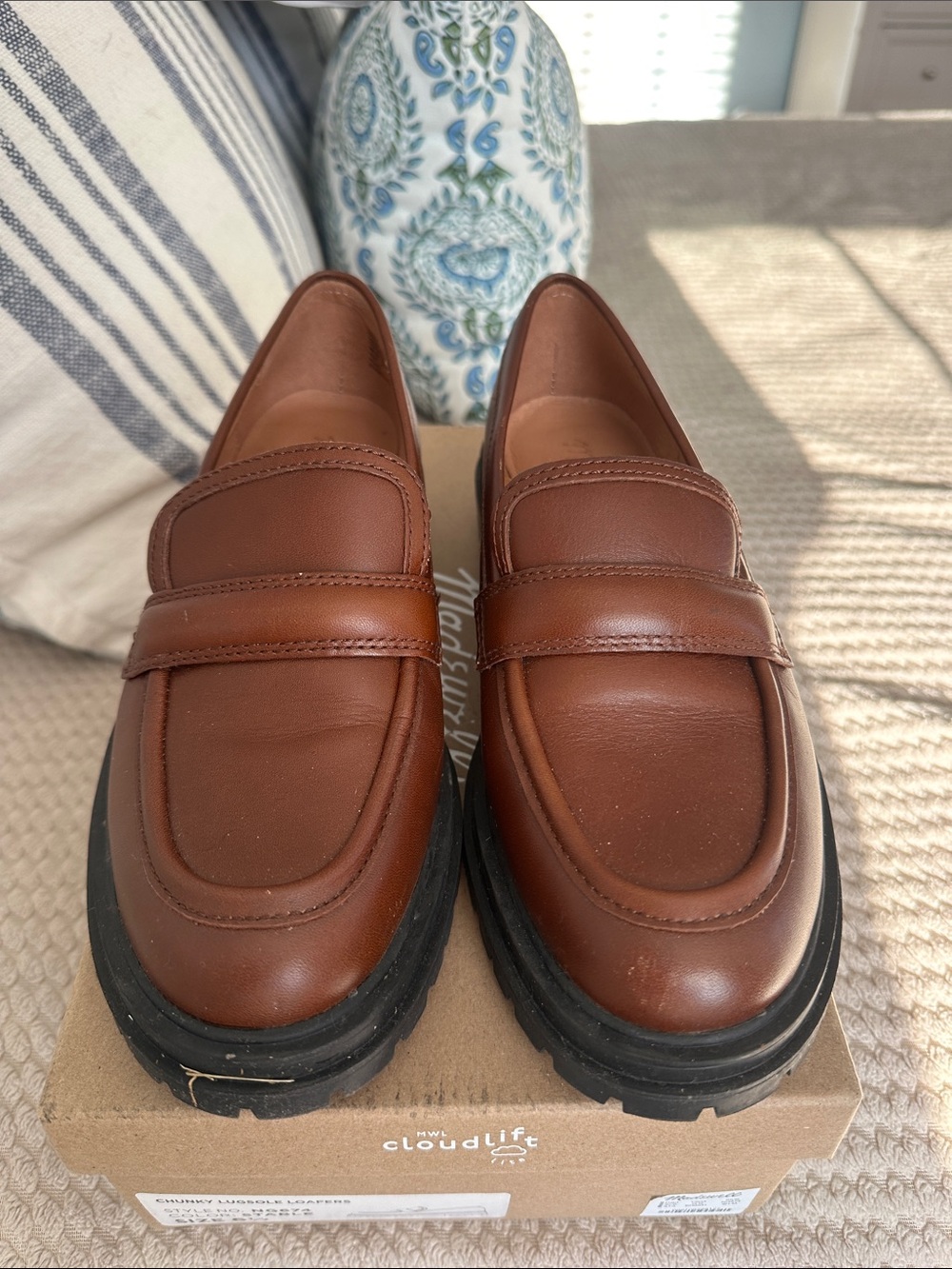 Like new Madewell Chunky Lugsole Loafers